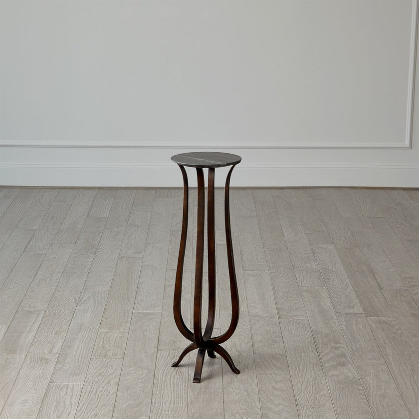Global Views Chorda Pedestal - Bronze
