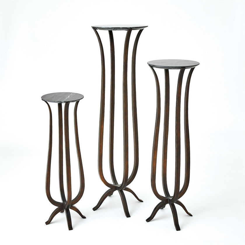 Global Views Chorda Pedestal - Bronze