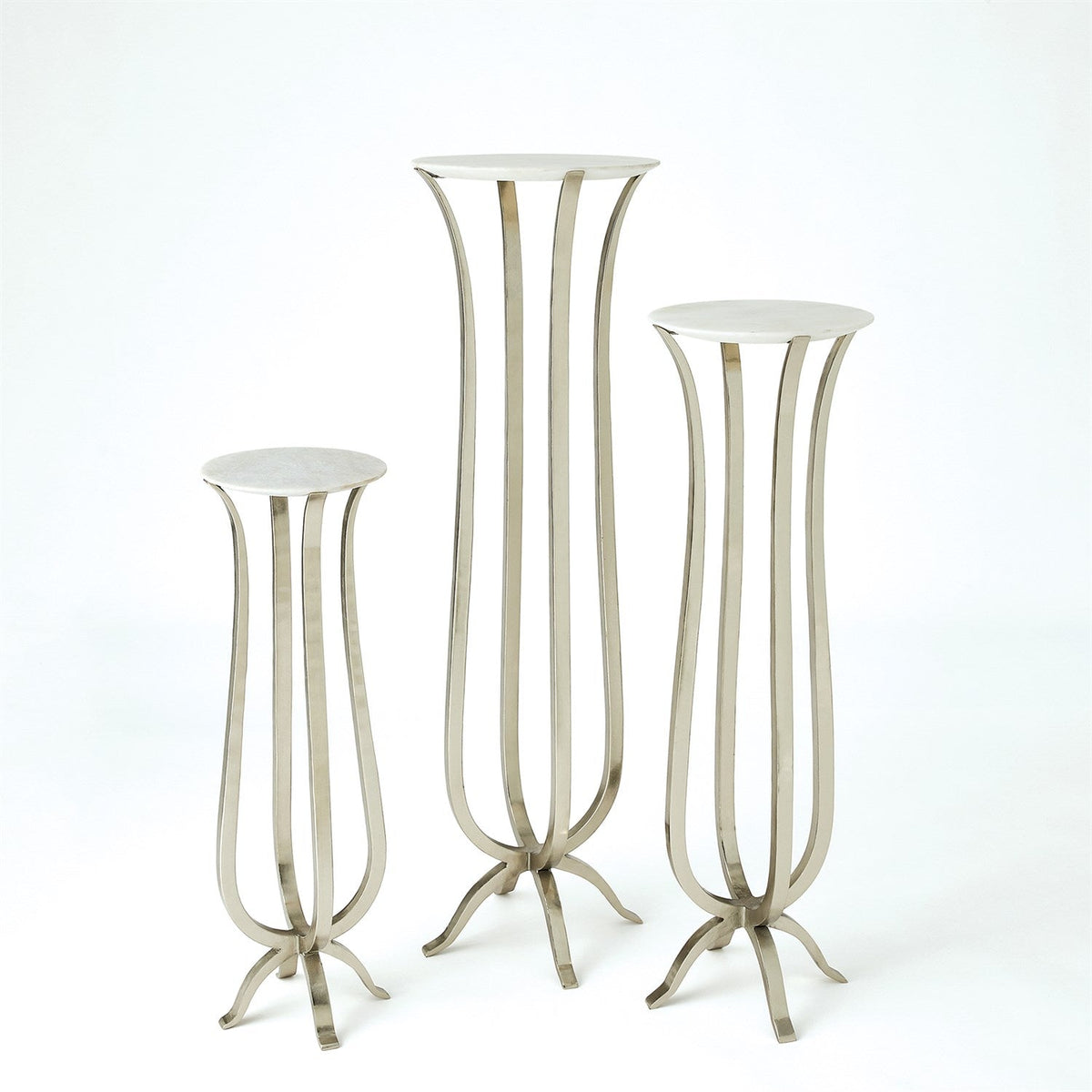 Global Views Chorda Pedestal - Nickel