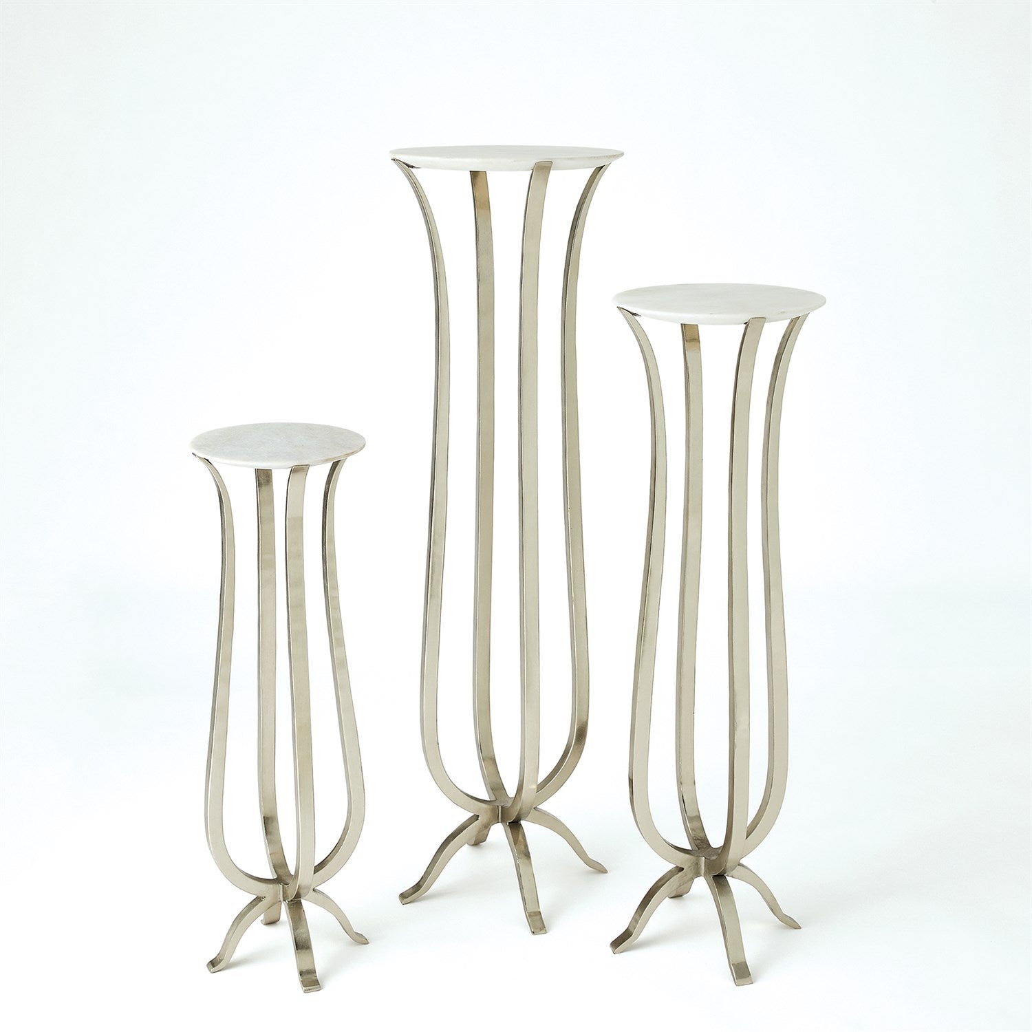 Global Views Chorda Pedestal - Nickel