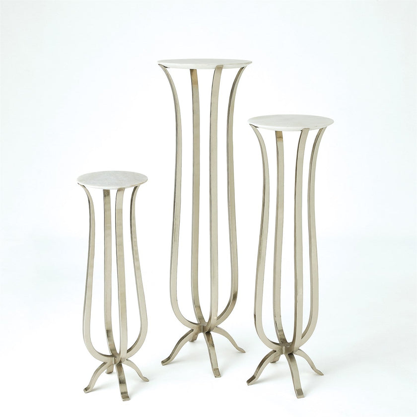 Global Views Chorda Pedestal - Nickel
