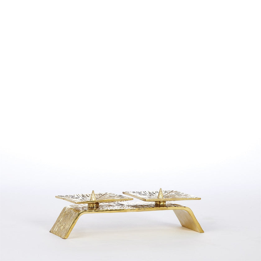 Global Views Torch Candleholder - Brass