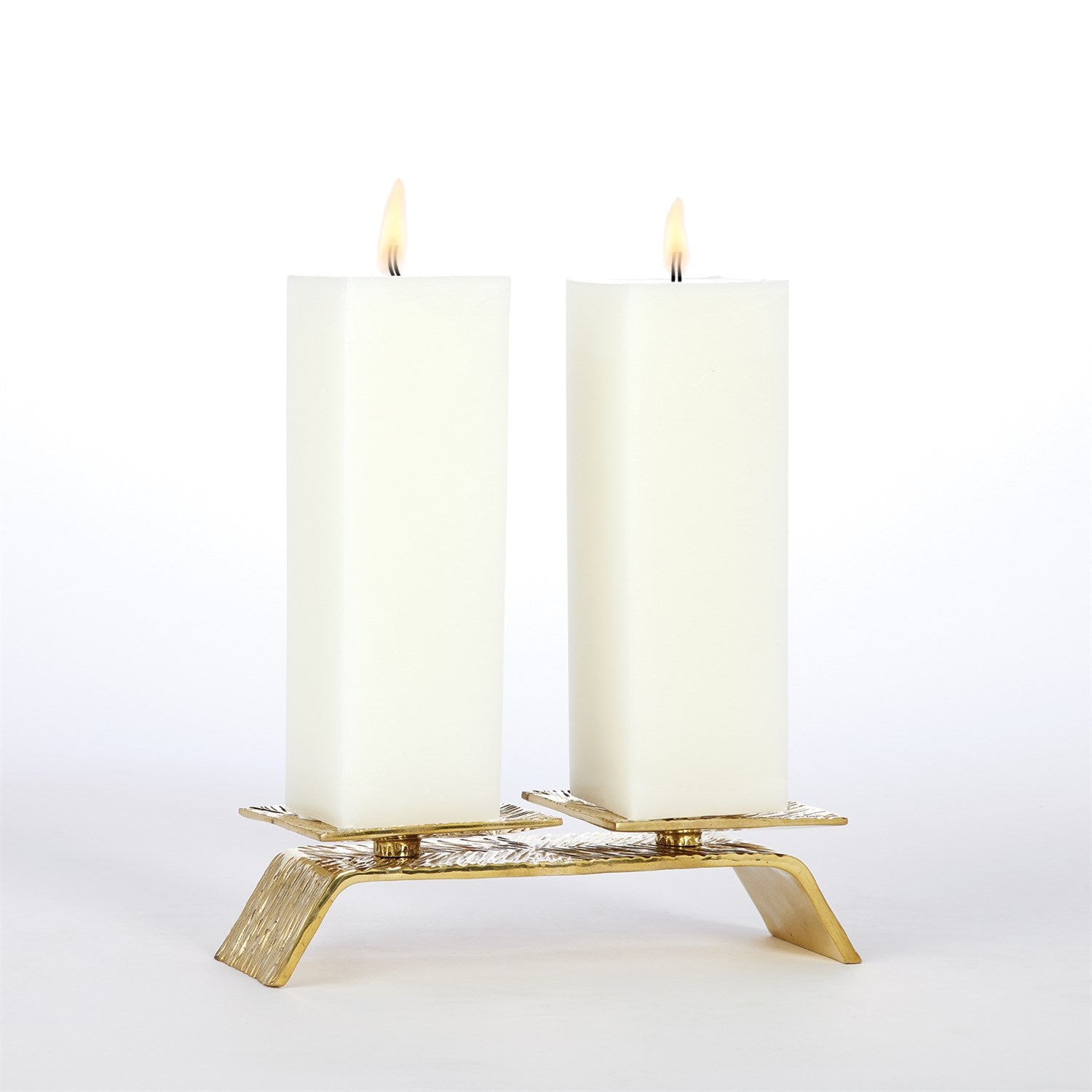Global Views Torch Candleholder - Brass