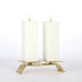 Global Views Torch Candleholder - Brass