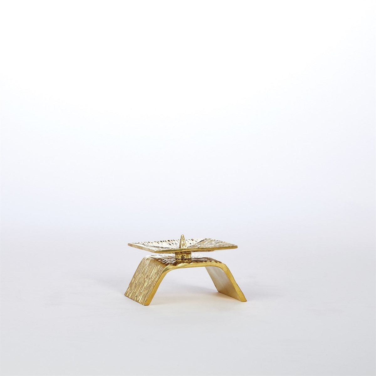 Global Views Torch Candleholder - Brass
