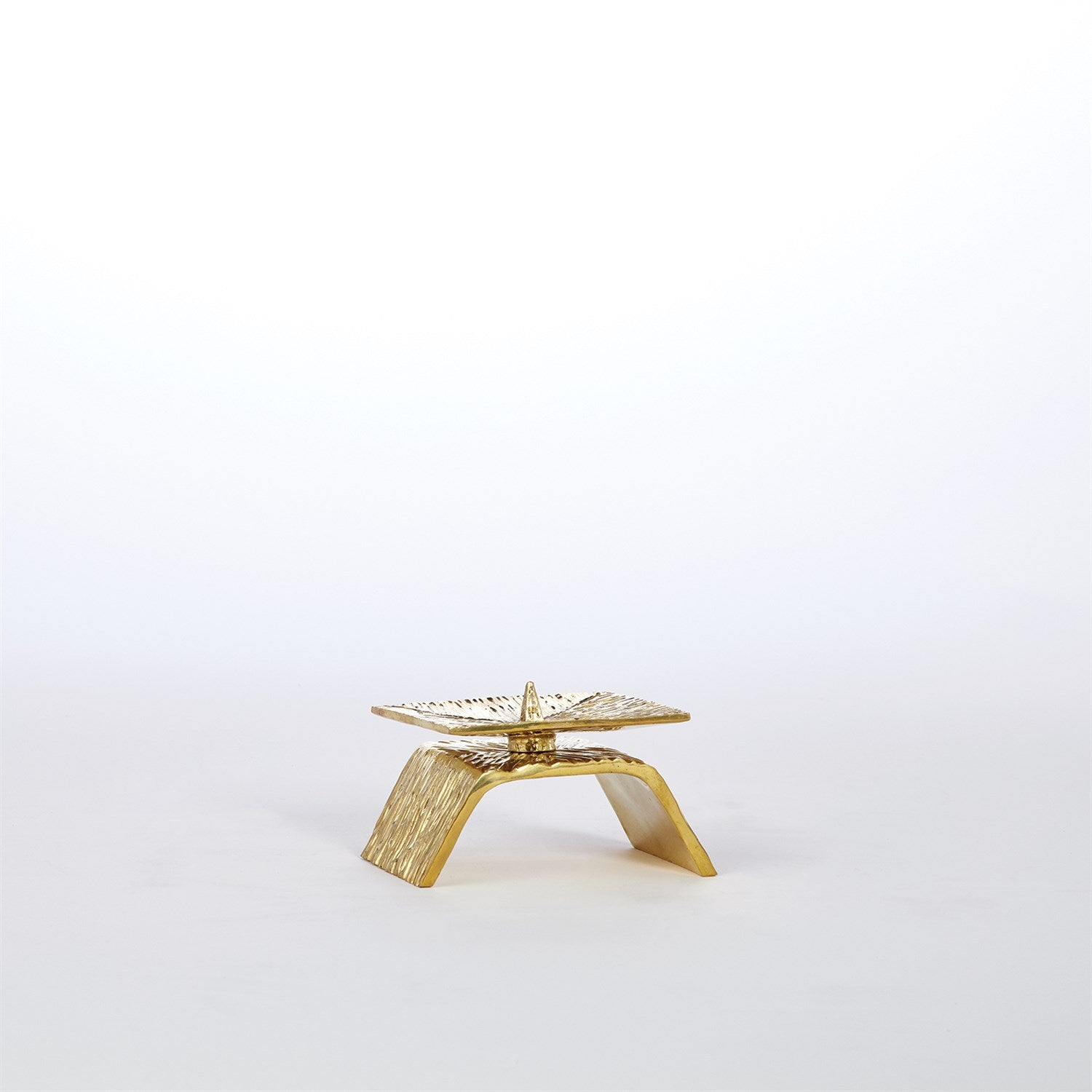 Global Views Torch Candleholder - Brass