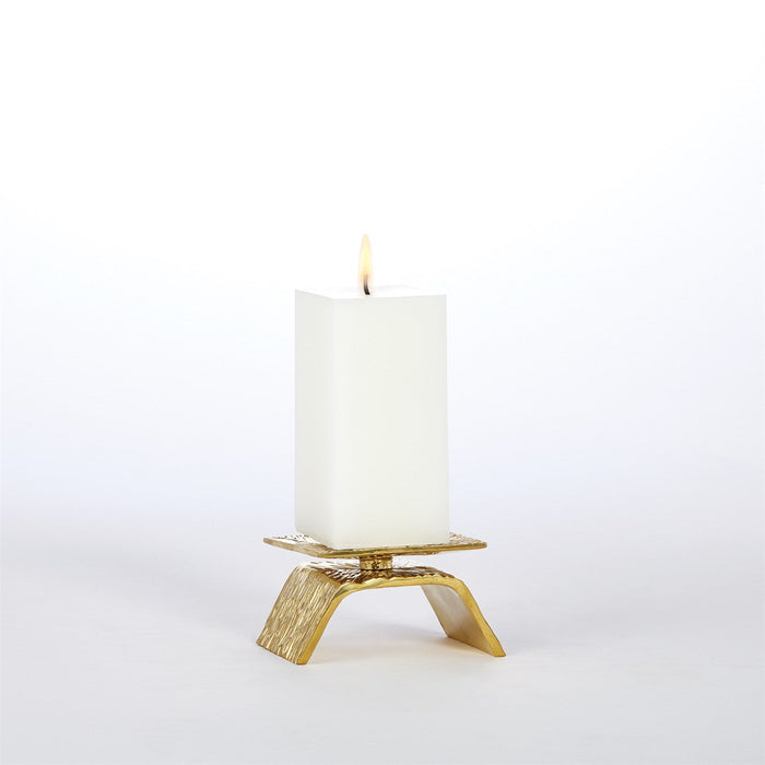 Global Views Torch Candleholder - Brass