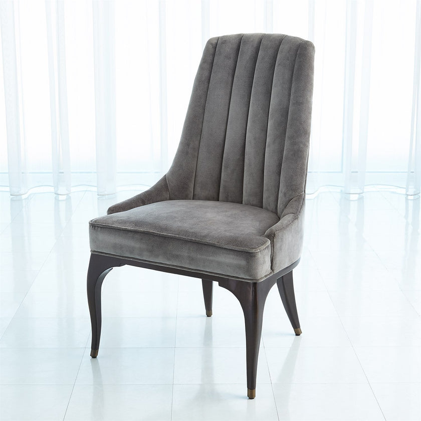 Global Views Channel Tufted Dining Chair