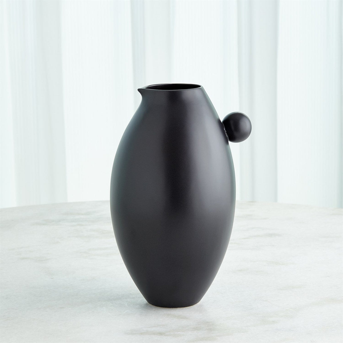 Global Views Ball Handled Collection - Black