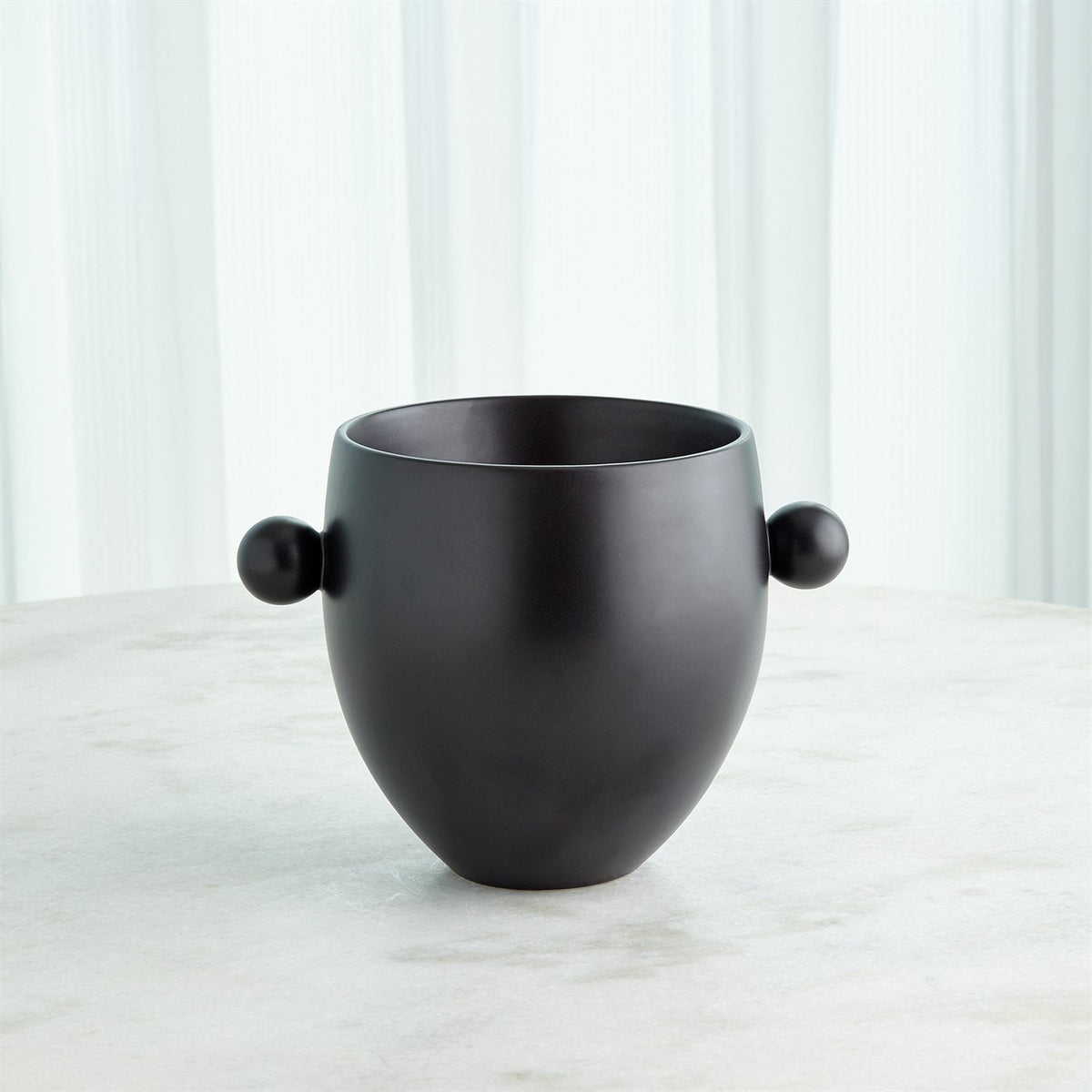 Global Views Ball Handled Collection - Black