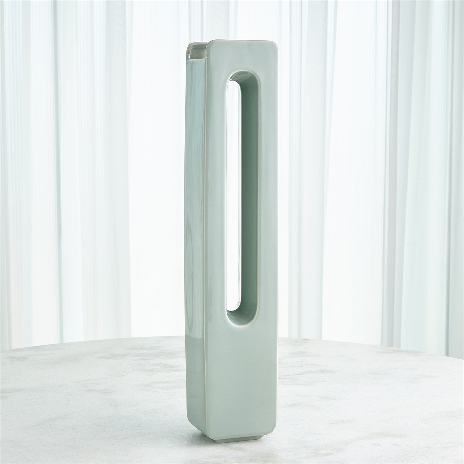 Global Views Rectangle Vase - Lambs Ear