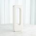 Global Views Rectangle Vase - White