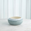 Global Views Striped Flair Vase & Bowl - Lambs Ear