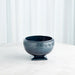 Global Views Greek Key Vase & Bowl - Azure