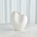 Global Views Horn Vase - Matte White