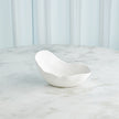 Global Views Horn Bowl - Matte White