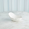 Global Views Horn Bowl - Matte White