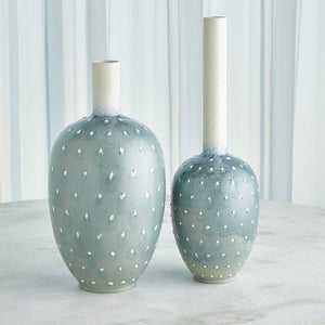 Global Views Spotted Vase - Lambs Ear