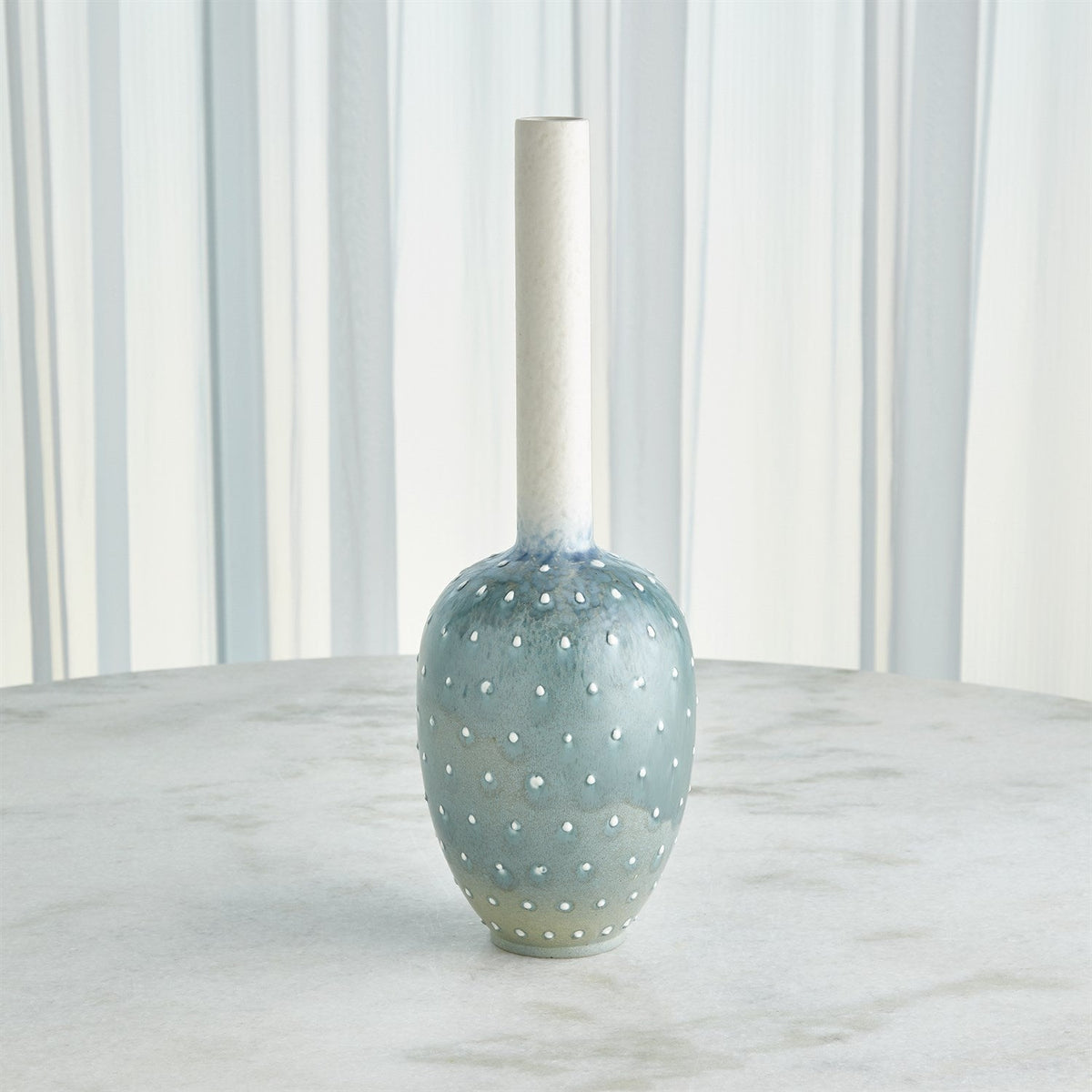 Global Views Spotted Vase - Lambs Ear