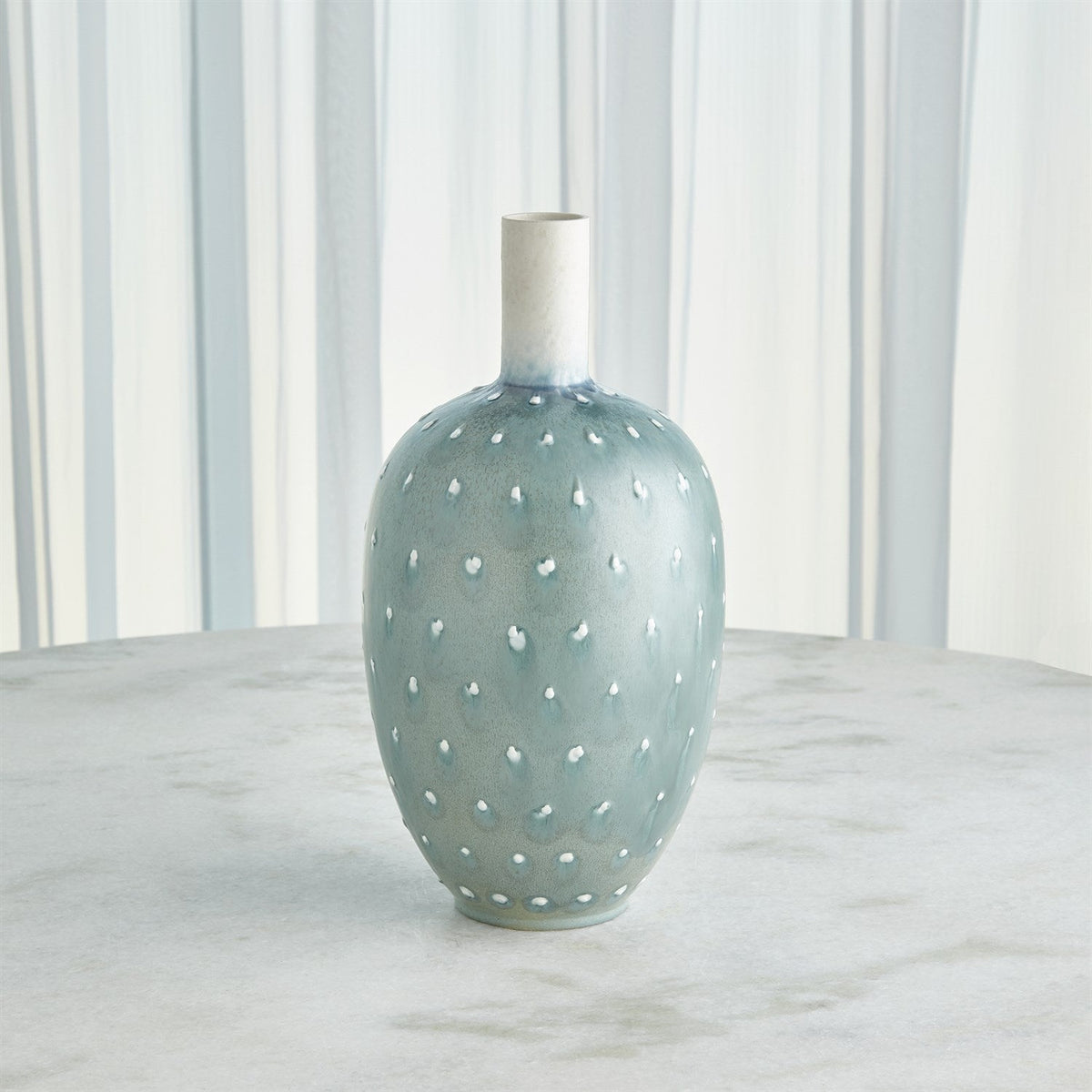 Global Views Spotted Vase - Lambs Ear