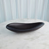 Global Views Oblong Platter Bowl - Matte Black