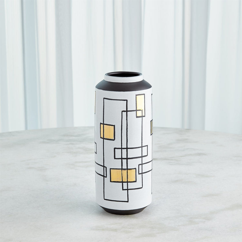 Global Views Sgraffito Vase