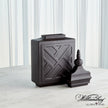 Global Views Chinoiserie Jar - Matte Black