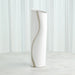 Global Views Loose Stripe Vase - Platinum