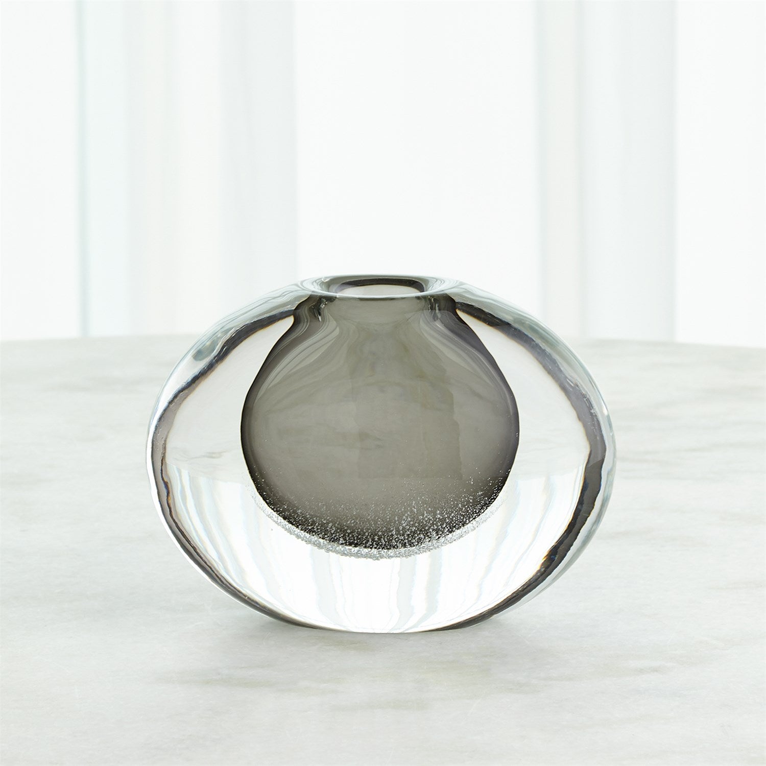 Global Views Micro Bubble Vase - Grey