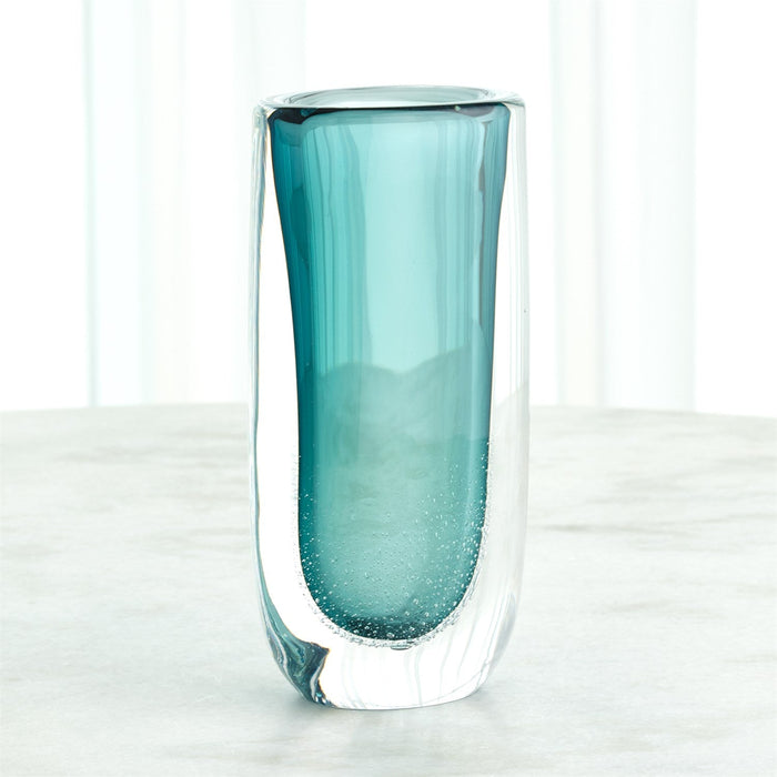 Global Views Micro Bubble Vase - Azure