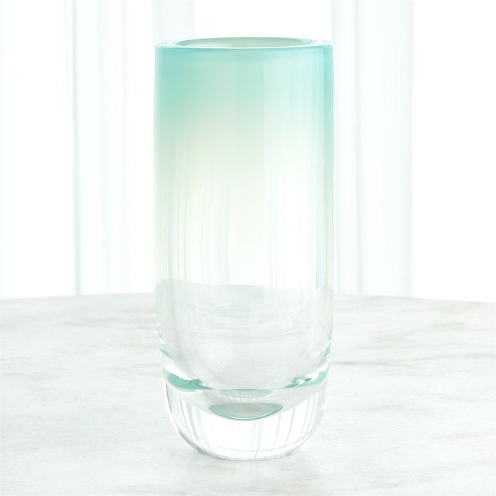 Global Views Bubble Cylinder Vase - Wintergreen