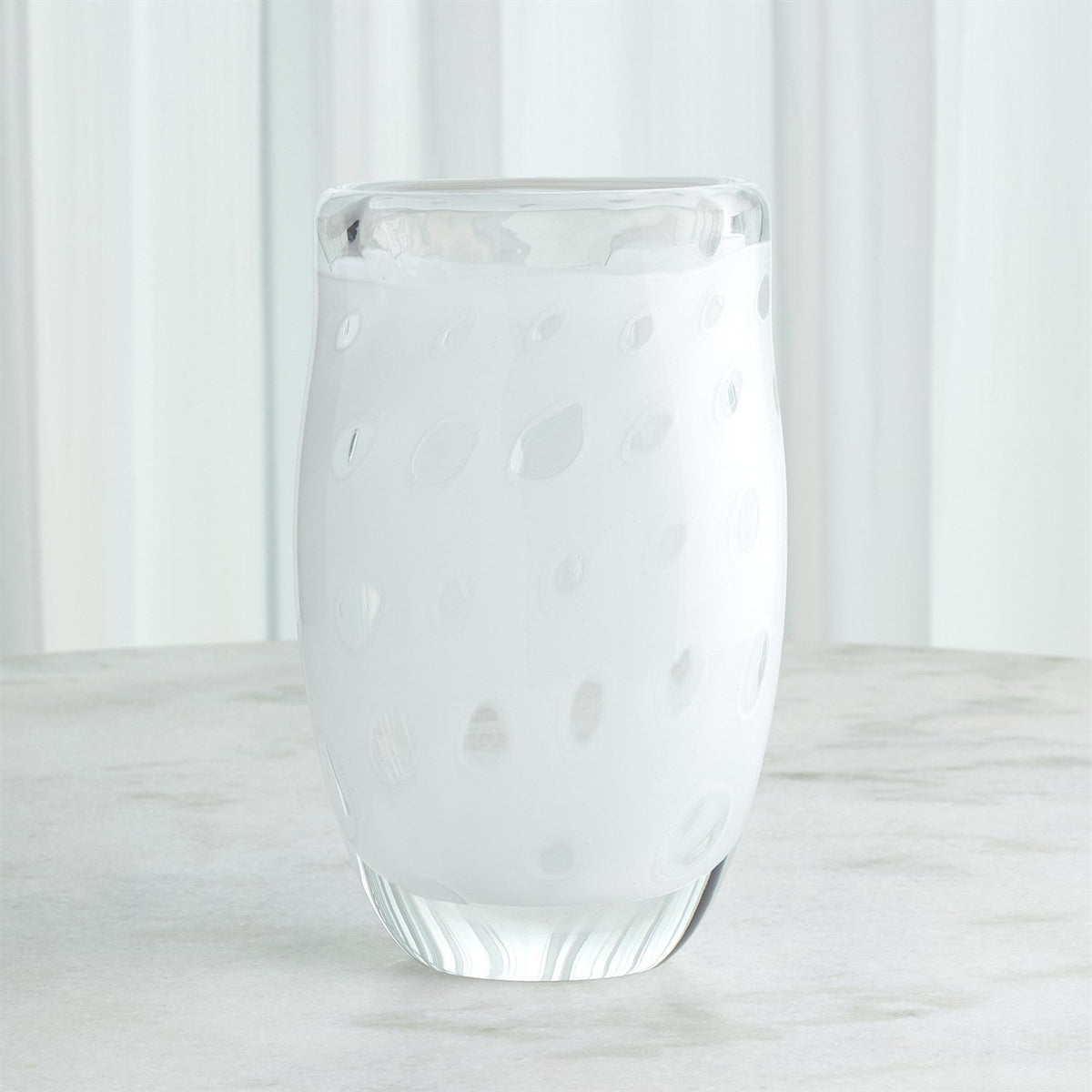 Global Views Netted Bowl & Vase - White