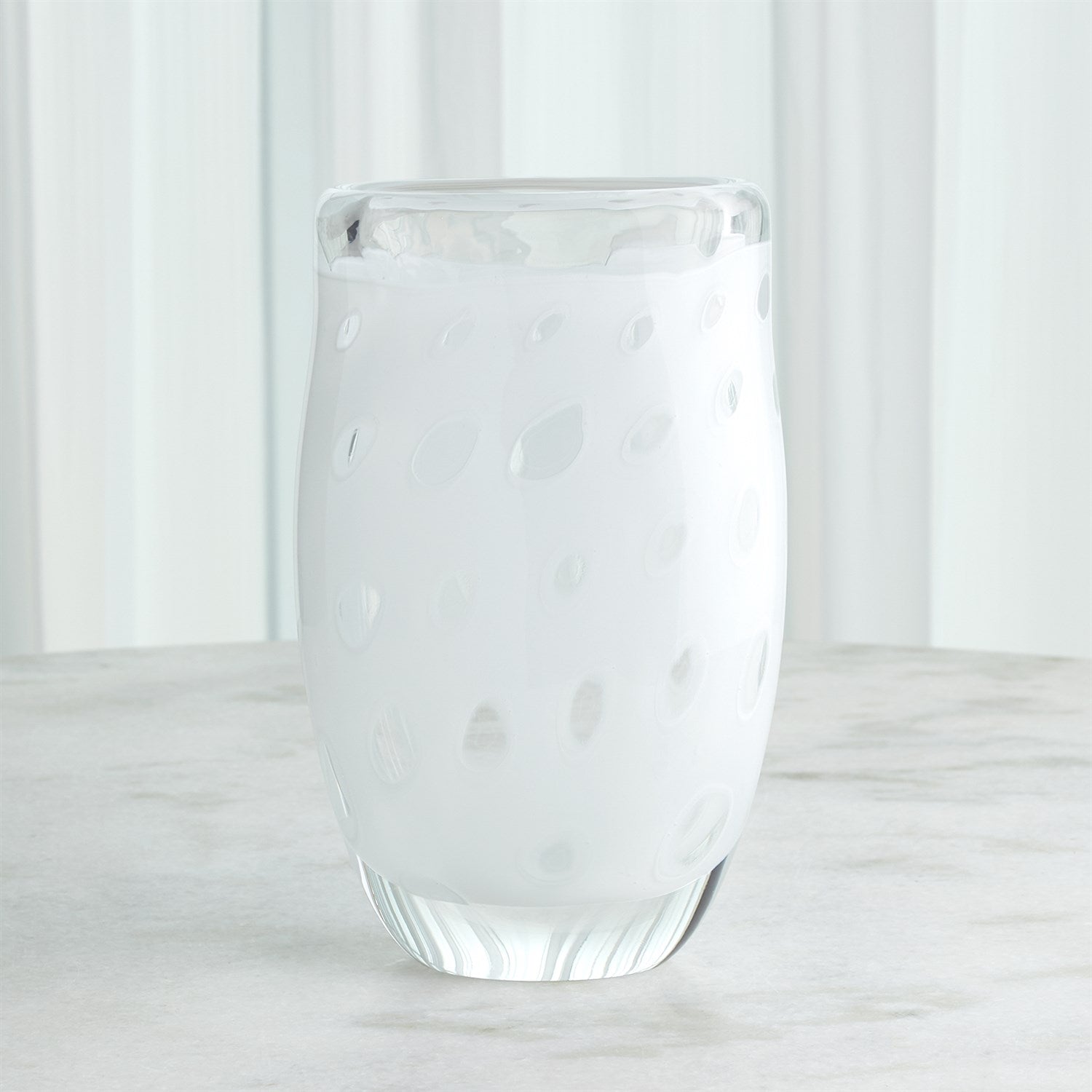 Global Views Netted Bowl & Vase - White