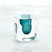 Global Views Square Vase - Azure
