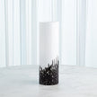 Global Views Confetti Vase - BlackWhite