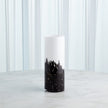 Global Views Confetti Vase - BlackWhite