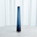 Global Views Glass Tower Vase - Blue