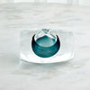 Global Views Barrel Vase - Azure
