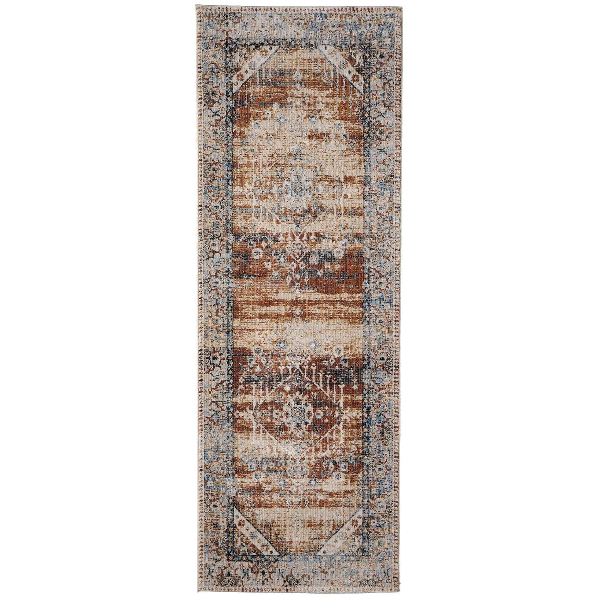 Feizy Melrose 39NZF Transitional Distressed Rug