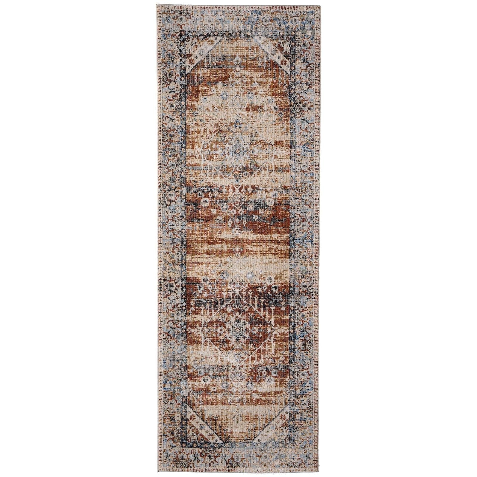 Feizy Melrose 39NZF Transitional Distressed Rug