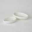 Global Views Oblique Alabaster Bowl - White