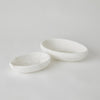 Global Views Oblique Alabaster Bowl - White