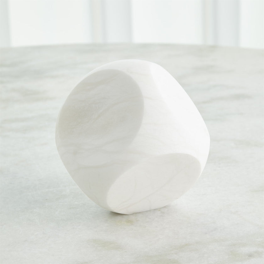 Global Views Square Alabaster Object