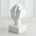 Global Views Mod Marble Portrait Bust