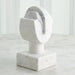 Global Views Mod Marble Portrait Bust