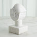 Global Views Mod Marble Portrait Bust