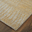 Feizy Eastfield 69FRF Modern Abstract Rug in Yellow/Ivory/Gold