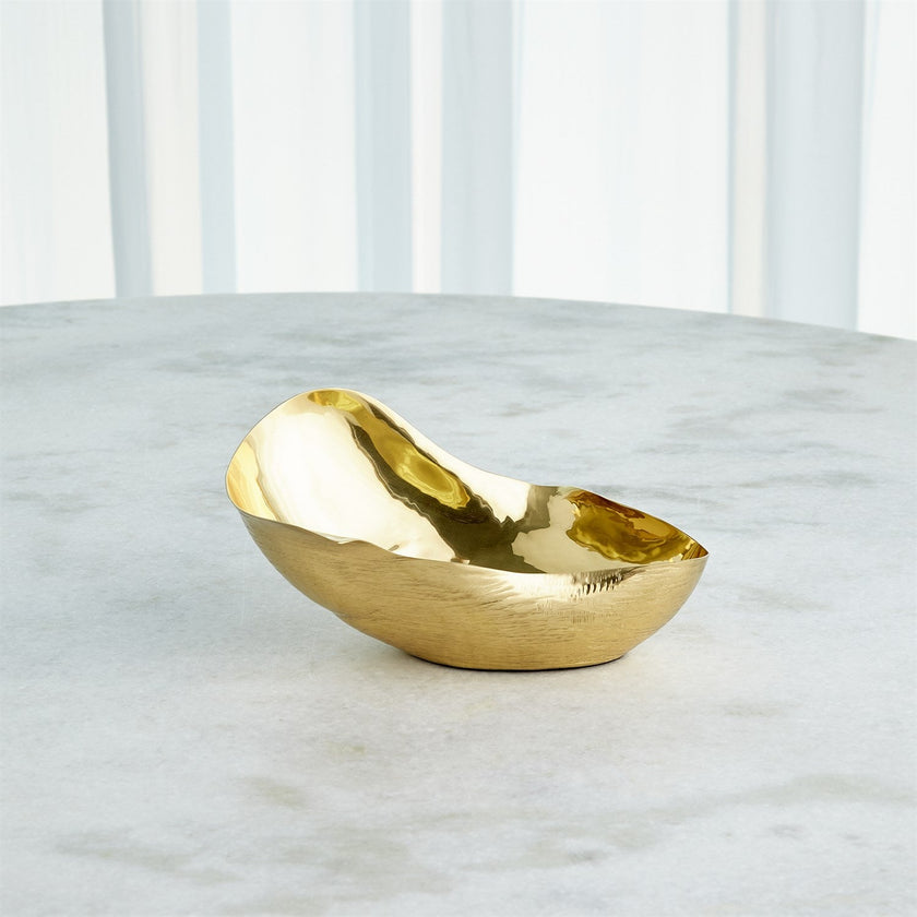 Global Views Free Form Bowl - Brass