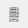 Global Views Cuthbert Matte Black Stitch Vase