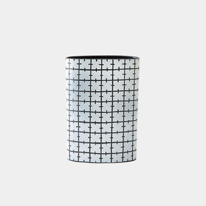Global Views Cuthbert Matte Black Stitch Vase